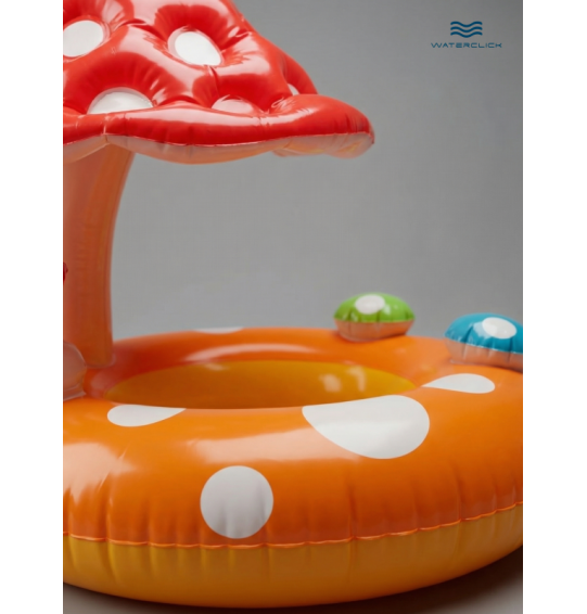 Круг-ходунки надувной для плавания "Грибочек", от 1 до 2 лет, 69х61см, Intex 56574