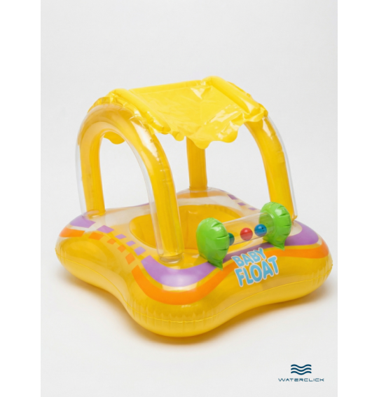 Круг-ходунки надувной для плавания «Детская машинка», от 1 до 2 лет, 81х66см, Intex 56581