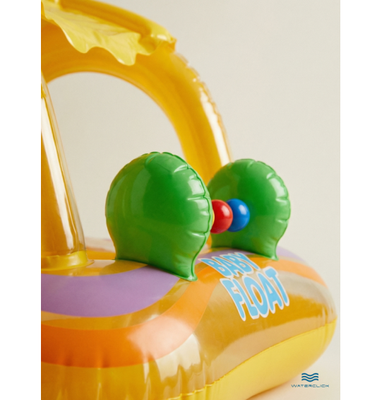 Круг-ходунки надувной для плавания «Детская машинка», от 1 до 2 лет, 81х66см, Intex 56581