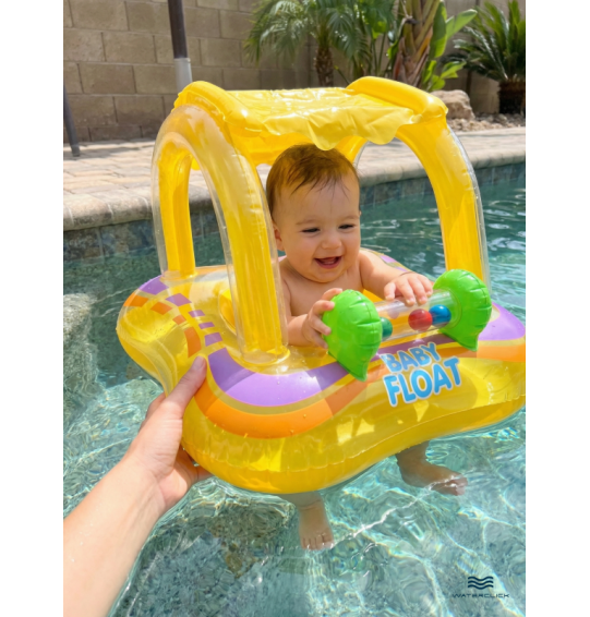 Круг-ходунки надувной для плавания «Детская машинка», от 1 до 2 лет, 81х66см, Intex 56581