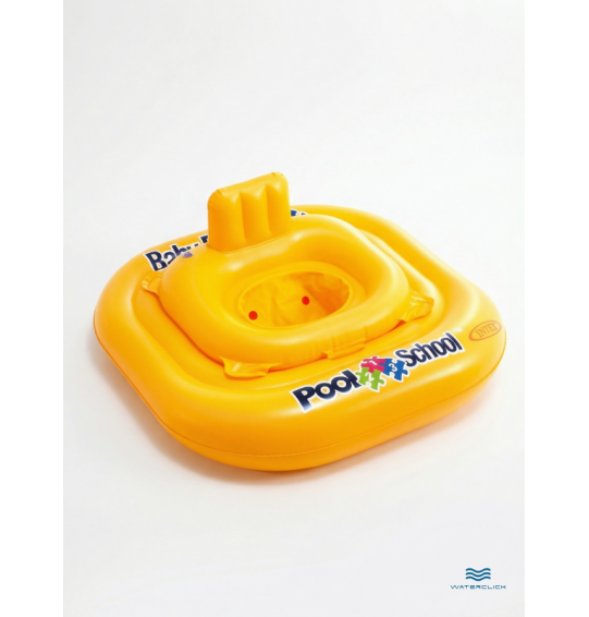 Круг-ходунки надувной для плавания "Школа плавания уровень 1", от 1 до 2 лет, 79см, Intex 56587