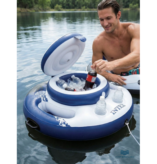 Плавающий надувной бар с подстаканниками, 89см, Intex 56822 