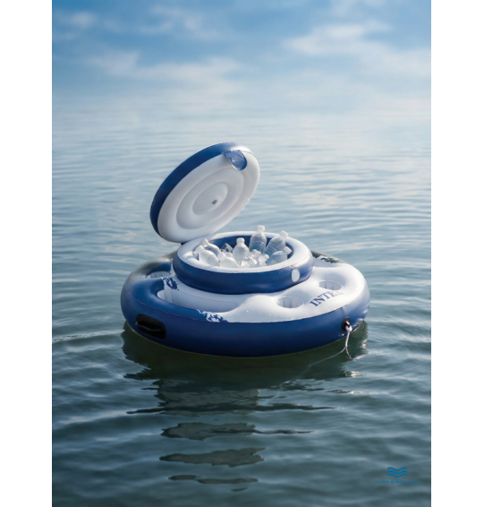 Плавающий надувной бар с подстаканниками, 89см, Intex 56822 