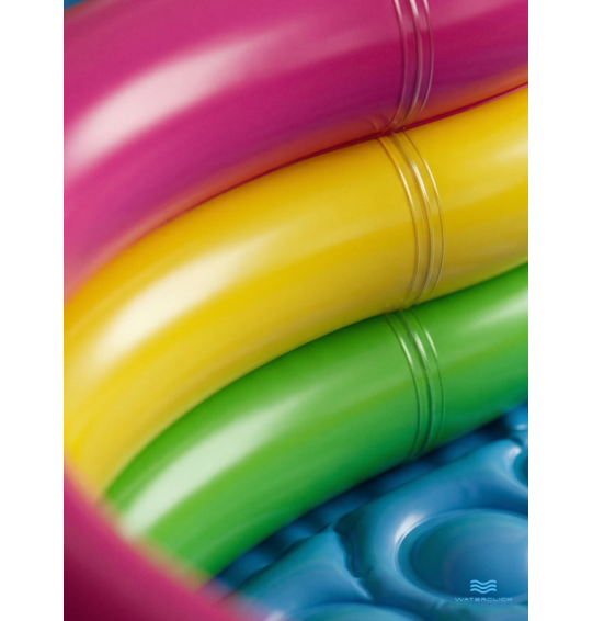 Надувной бассейн детский "Радуга", 61х22см, 34 л, от 1 до 3 лет, Intex 57107