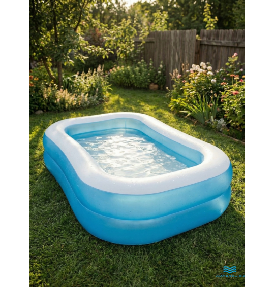 Бассейн надувной "Семейный", 203x152х48см, от 3 лет, 540 л,  Intex 57180