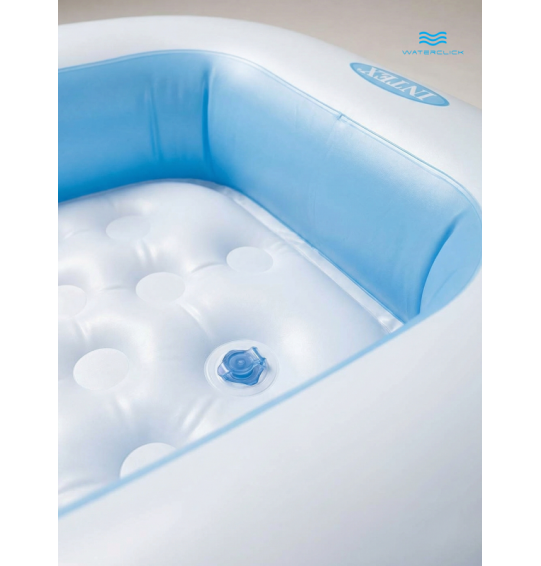 Надувной бассейн детский прямоугольный, 166х100х25 cм, 1-3 года, 90 л, Intex 57403