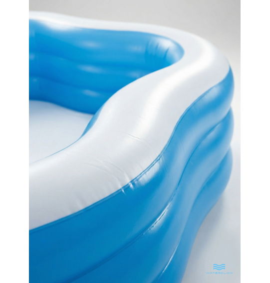 Бассейн надувной семейный "Цвета лета", 229х229х56см, 1215л, Intex 57495