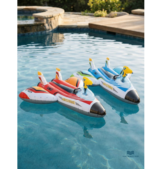 Надувная игрушка-наездник детская "Самолет", 117х117см, от 3 лет,до 40 кг, Intex 57536