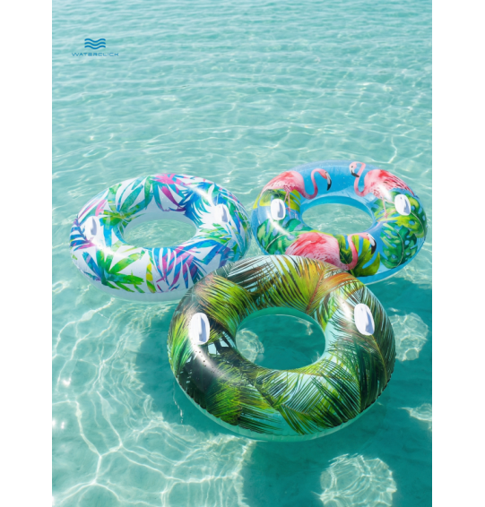 Круг надувной с ручками "Узоры", d-97 см, от 9 лет, Intex 58263