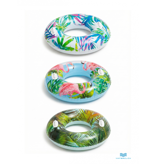 Круг надувной с ручками "Узоры", d-97 см, от 9 лет, Intex 58263