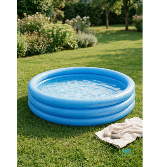 Бассейн надувной детский "Кристалл", 168x38см, от 2 лет, 481л, Intex 58446