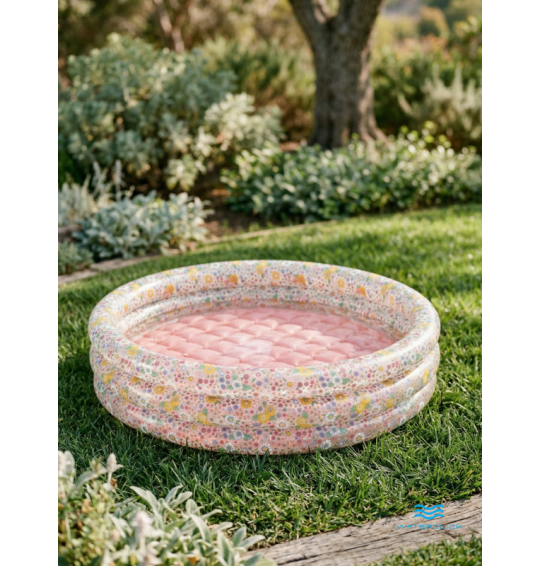 Бассейн надувной детский "Сладкие цветы", 86х25см, от 1 до 3 лет, 56л, Intex 58427