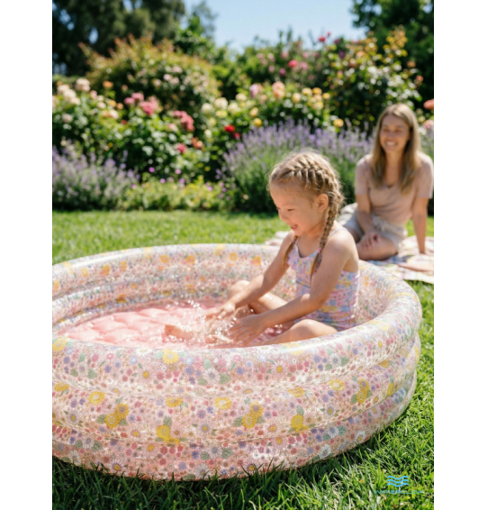 Бассейн надувной детский "Сладкие цветы", 86х25см, от 1 до 3 лет, 56л, Intex 58427
