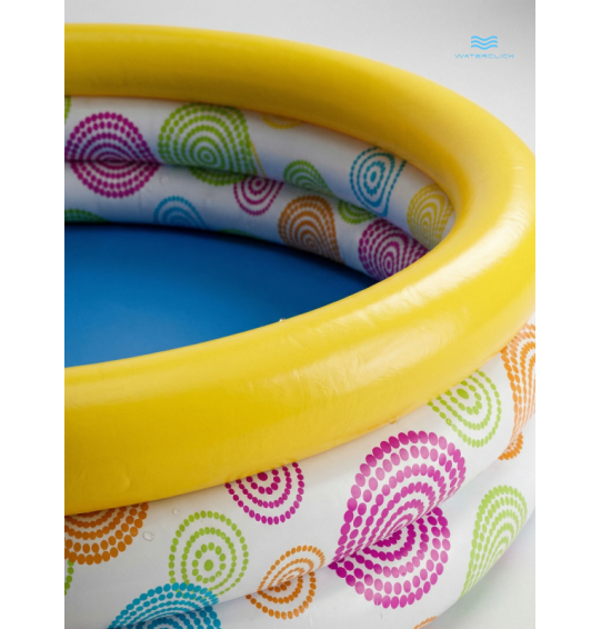 Бассейн надувной детский "Геометрические фигуры", 168х38см, от 2 лет, 581л, Intex 58449