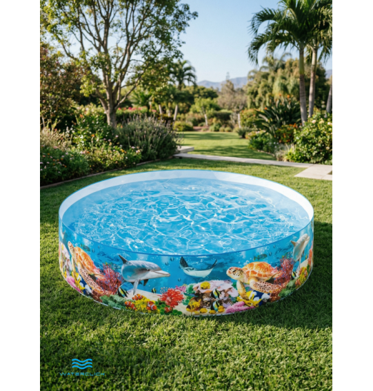 Бассейн каркасный детский "Коралловый риф", 244х46см, от 3 лет, 2040л, Intex 58472
