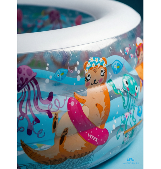 Бассейн надувной детский "Аквариум", 152х56см, 400 л, от 6 лет, Intex 58480