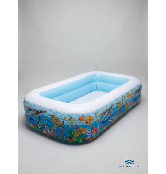 Бассейн надувной семейный "Тропический риф", 305х183х56см, 1092 л, от 6 лет, Intex 58485