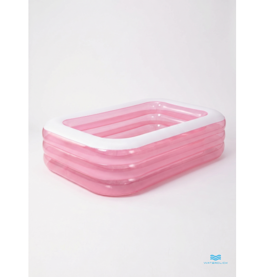 Бассейн надувной семейный "Розовый", 305х183х56см, 1050 л, от 6 лет, Intex 58487