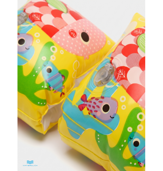 Нарукавники детские надувные "Веселые рыбки", 23х15см, 3-6 лет, Intex 58652 