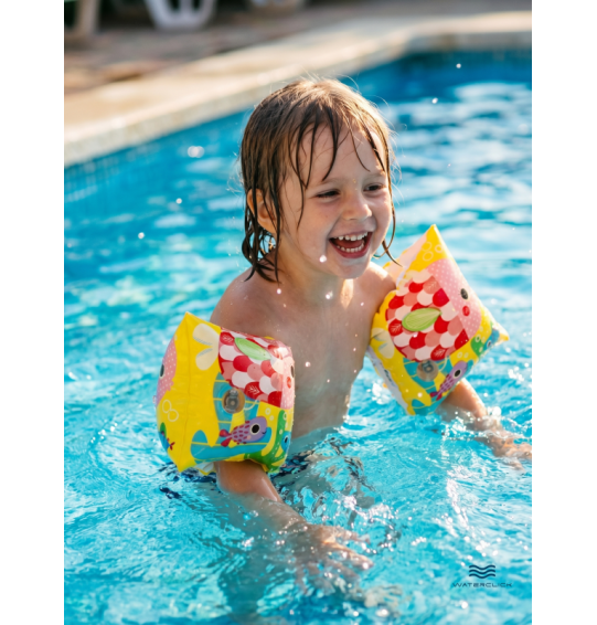 Нарукавники детские надувные "Веселые рыбки", 23х15см, 3-6 лет, Intex 58652 