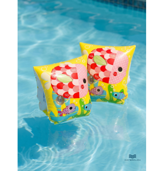 Нарукавники детские надувные "Веселые рыбки", 23х15см, 3-6 лет, Intex 58652 