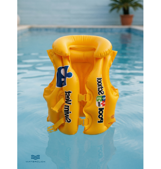 Жилет надувной с воротником "Deluxe Swim Vest", 50х47см, от 3 до 6 лет, Intex 58660
