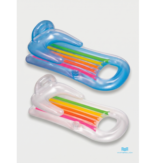 Матрас-кресло надувной для плавания с окном, 160x85см, до 100 кг, intex 58802