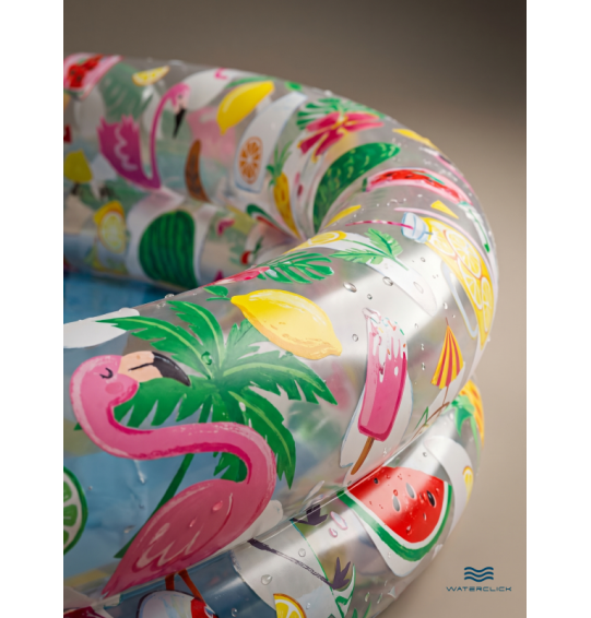 Бассейн надувной детский "Фрукты", 122х25 см, от 2 лет, 150 л, Intex 59421