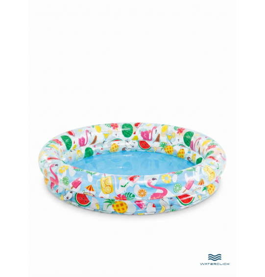 Бассейн надувной детский "Фрукты", 122х25 см, от 2 лет, 150 л, Intex 59421