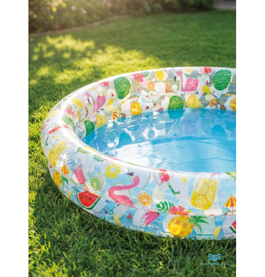 Бассейн надувной детский "Фрукты", 122х25 см, от 2 лет, 150 л, Intex 59421