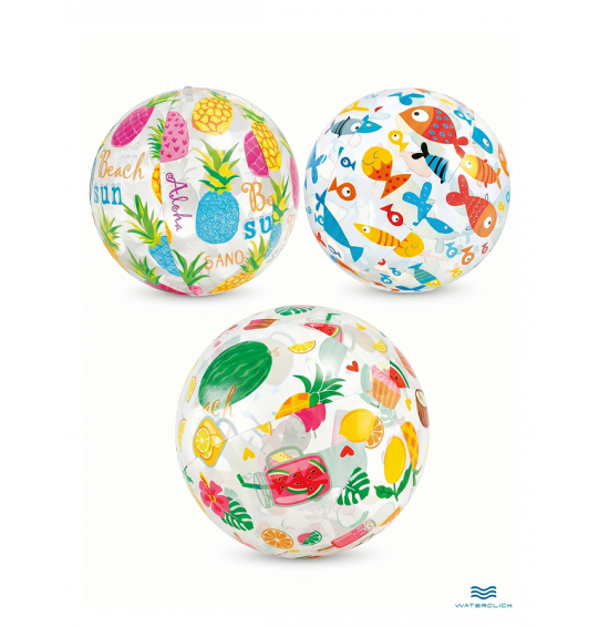 Мяч надувной пляжный детский, d-51см,от 3 лет, Intex 59040