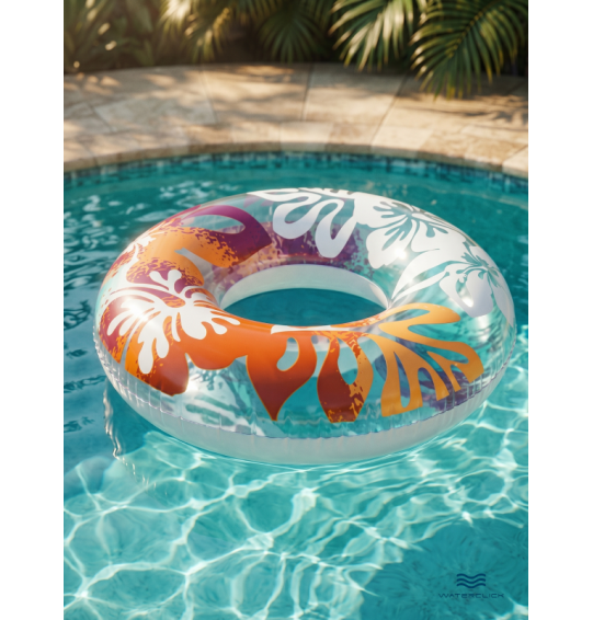 Круг надувной "Прозрачный, разноцветный", D-91см, от 9 лет, INTEX 59251