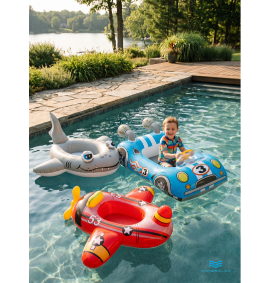 Надувная лодка детская с сиденьем и спинкой, 3-6 лет, до 27 кг, Intex 59380