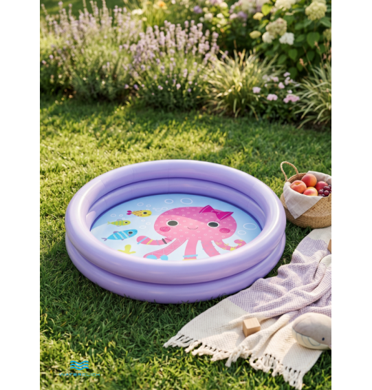 Надувной бассейн детский "Осьминог", 61x15см, 1-3 года, 15л, Intex 59409