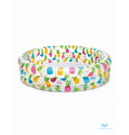 Бассейн надувной детский "Фрукты", 132х28 см, от 2 лет, 204 л, Intex 59431