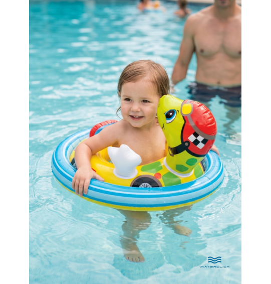 Круг-ходунки надувной для плавания "Зверюшки", 3-4 года, до 23кг, Intex 59570