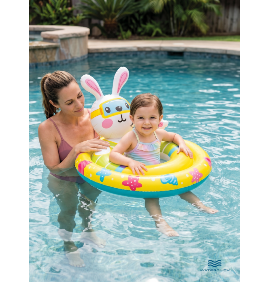 Круг-ходунки надувной для плавания "Зверюшки", 3-4 года, до 23кг, Intex 59570