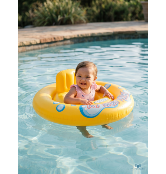Круг-ходунки надувной для плавания "Мой малыш", от 1 до 2 лет, 67см, Intex 59574