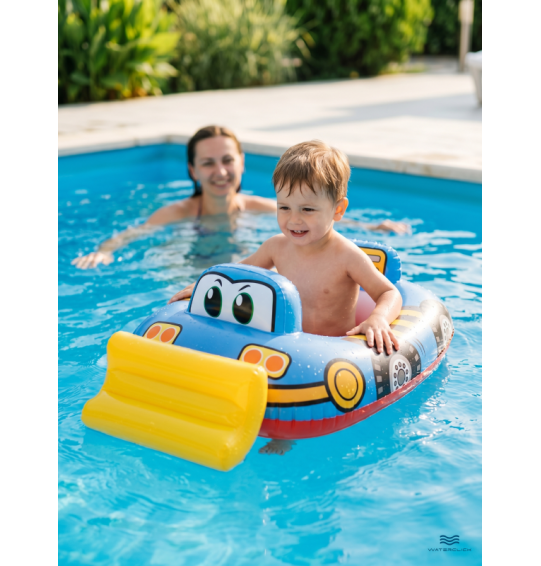 Круг-ходунки надувной для плавания "Транспорт-микс", от 1 до 2 лет, до 11кг, Intex 59586