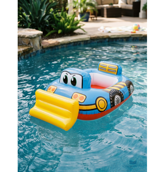 Круг-ходунки надувной для плавания "Транспорт-микс", от 1 до 2 лет, до 11кг, Intex 59586