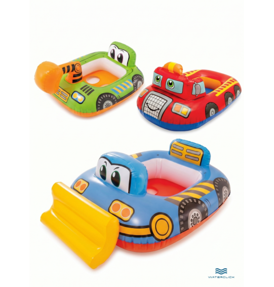 Круг-ходунки надувной для плавания "Транспорт-микс", от 1 до 2 лет, до 11кг, Intex 59586