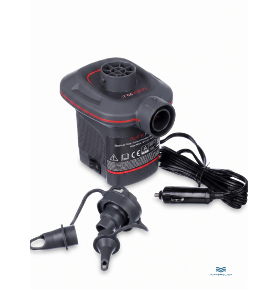 Насос электрический воздушный автомобильный, 12В, 650л/мин, 3 насадки, Intex 66636