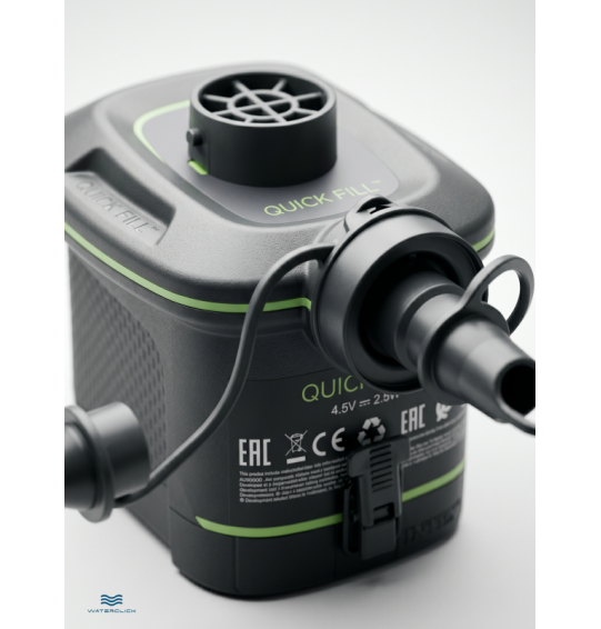 Насос электрический на батарейках, 25Вт, 420л/мин, 3 насадки, Intex 66638