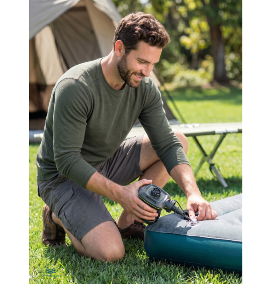 Насос электрический на батарейках, 25Вт, 420л/мин, 3 насадки, Intex 66638