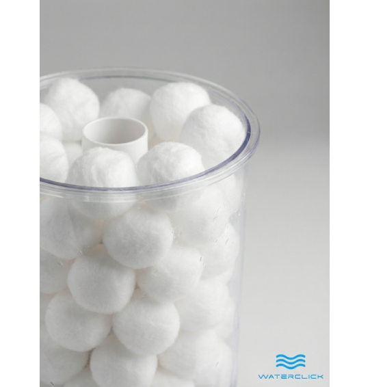 Наполнитель (шарики) Fiber Ball, 500гр, для песочных фильтр насосов (эквивалент 18кг песка)