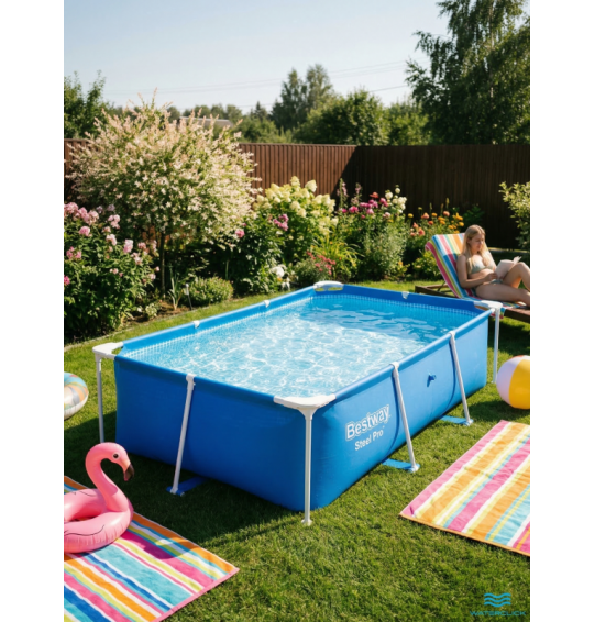 Каркасный бассейн Bestway 56404, 300х201х66 см, 3300 л