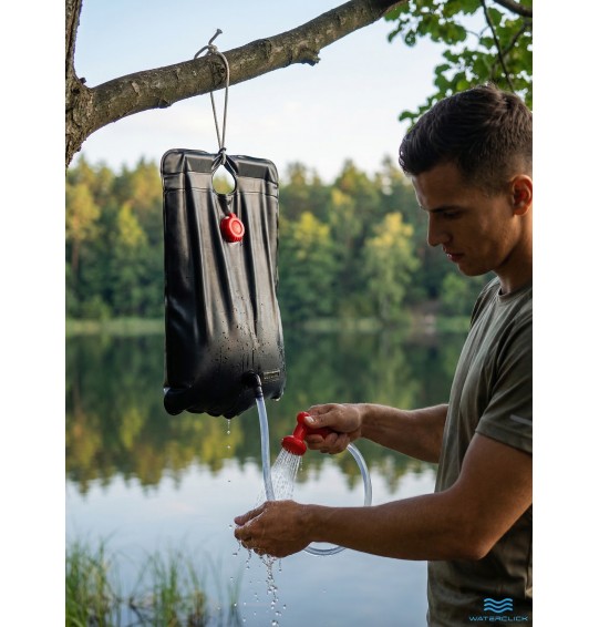 Душ переносной 20л Bestway 58224 "Solar-Pro", со встроенным термометром.