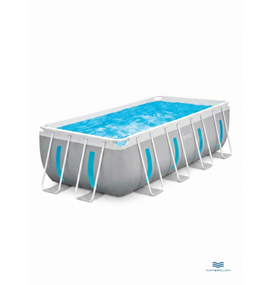 Бассейн каркасный прямоугольный "Prism Clearviev Rectangular Pool", 400x200x122 см, 8418 л, ф.-н. 2006 л/ч, лестница, тент, подстилка, Intex 26770 Бассейн каркасный прямоугольный "Prism Clearviev Rectangular Pool", 400x200x122 см, 8418 л, ф.-н. 2006 л/ч, лестница, тент, подстилка, Intex 26770
