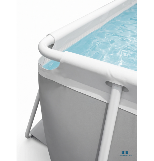 Бассейн каркасный прямоугольный "Prism Clearviev Rectangular Pool", 400x200x122 см, 8418 л, ф.-н. 2006 л/ч, лестница, тент, подстилка, Intex 26770 Бассейн каркасный прямоугольный "Prism Clearviev Rectangular Pool", 400x200x122 см, 8418 л, ф.-н. 2006 л/ч, лестница, тент, подстилка, Intex 26770
