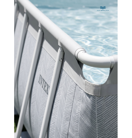 Бассейн каркасный прямоугольный Intex 26780 "Chevron Prism Frame" , 400х200х100 см, 6836 л, фильтр-насос 2006 л/ч, лестница Бассейн каркасный прямоугольный Intex 26780 "Chevron Prism Frame" , 400х200х100 см, 6836 л, фильтр-насос 2006 л/ч, лестница